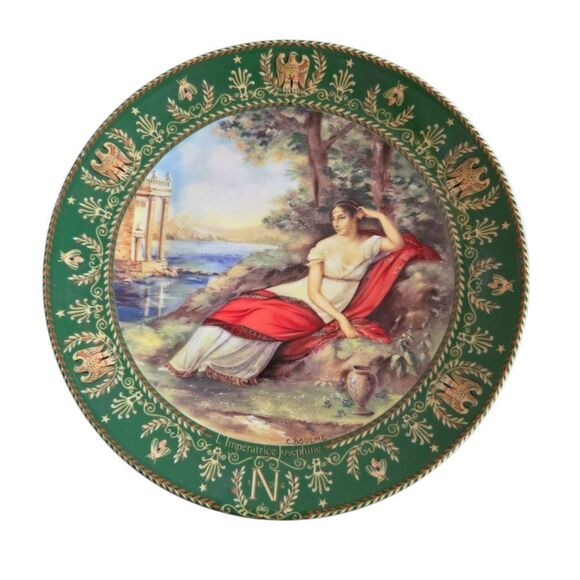 Set of 4 Plates, De Limoges Napoleon De Boulme Porcelain Collector Plates France - Picture 5 of 9